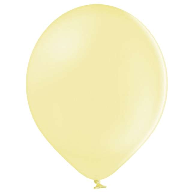 Balony "Pastel", żółte cytrynowe, Belbal, 12", 100 szt.