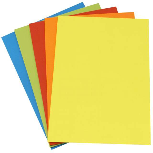Arkusze papierowe Mix 5 kolorów A4 Leviatan 20 szt