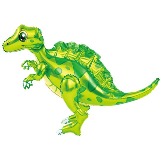 Balon foliowy 3D "Spinozaur zielony", PartyPal, 30" SHP