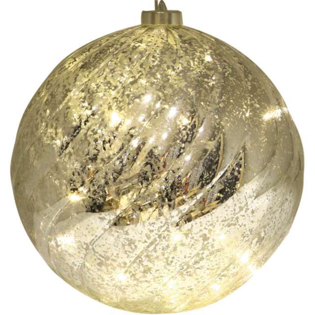Bombka Świąteczna - Ledowa złota Guirca 15 cm