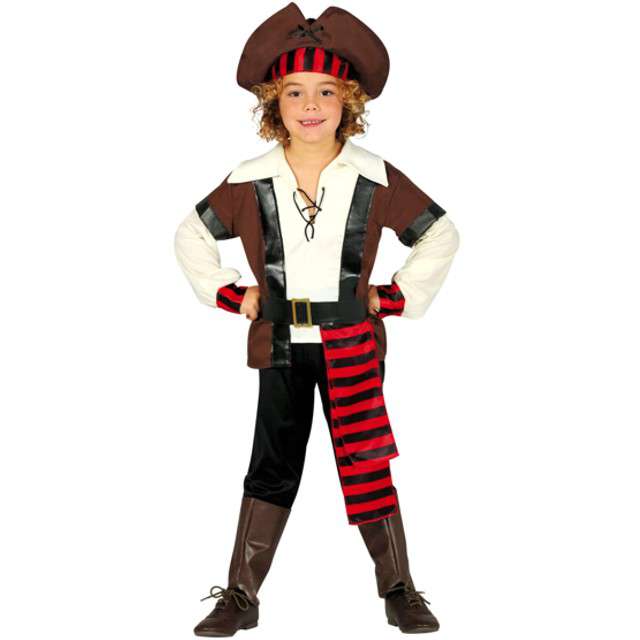 Strój dla dzieci "Morski Pirat", kolorowy, Guirca, 10-12 lat