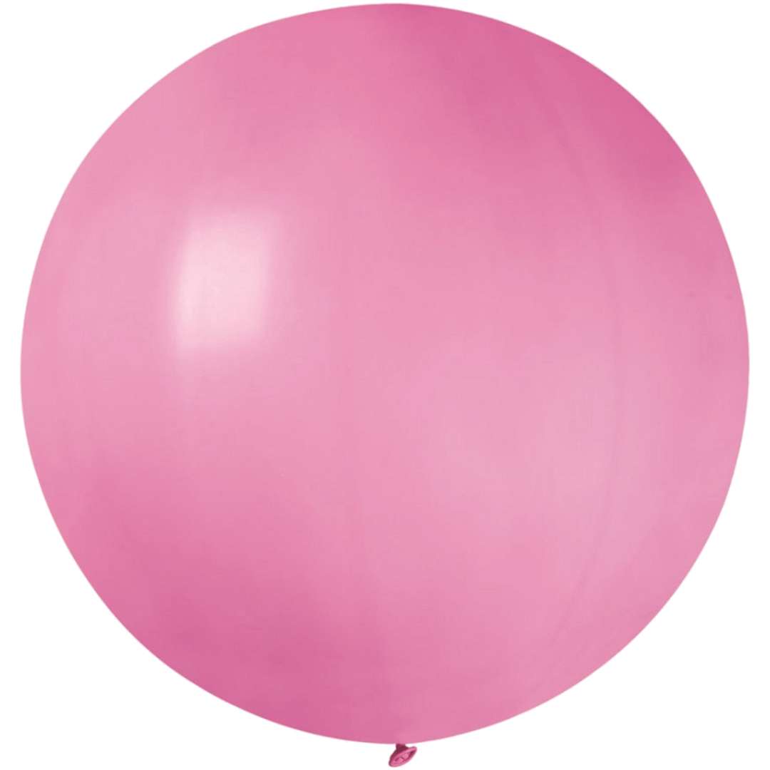 Balon Olbrzym różowy pastel Gemar 80 cm