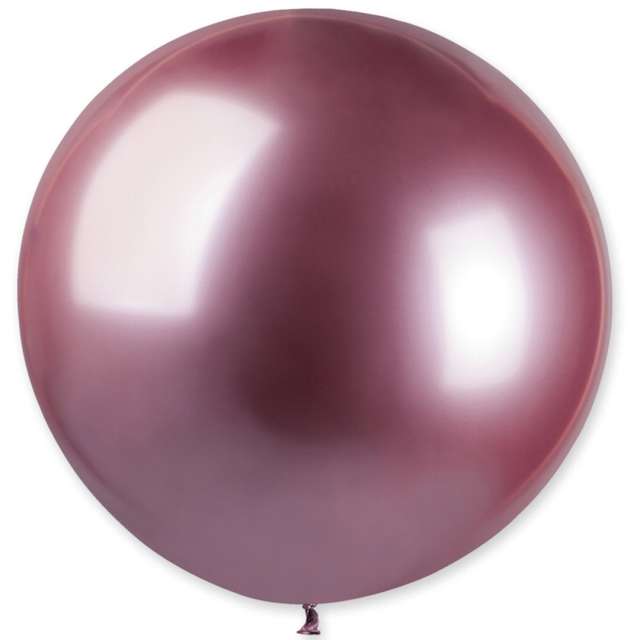 Balon "Kula Chromowana", różowy, 31", ORB