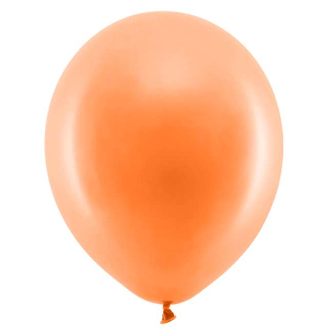 Balony "Rainbow - Pastelowe", pomarańczowe, PartyDeco, 9", 10 szt