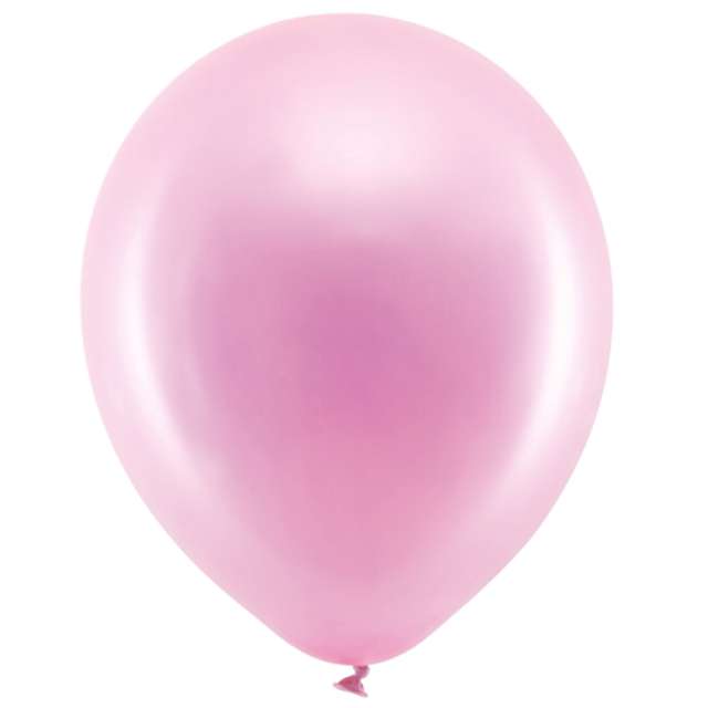 Balony "Rainbow - Metalizowane",różowe, PartyDeco, 11", 10 szt