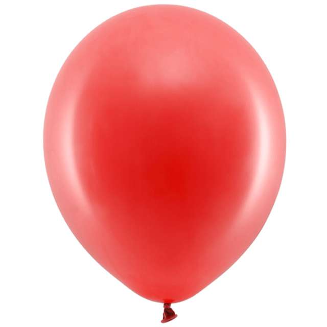 Balony "Rainbow - Pastelowe", czerwone, PartyDeco, 11", 100 szt