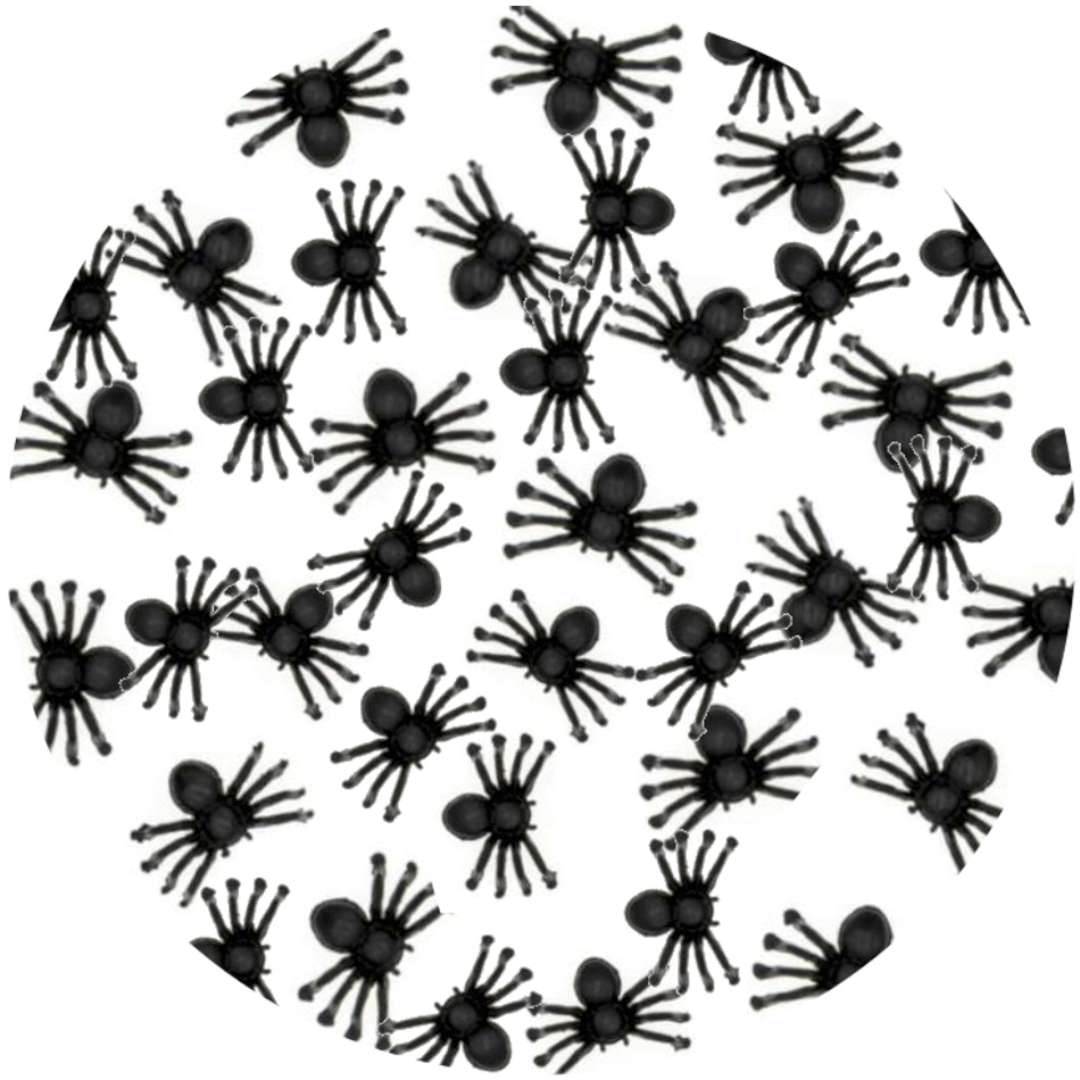 Konfetti "Halloween - czarne pająki", PartyPal, 50 szt