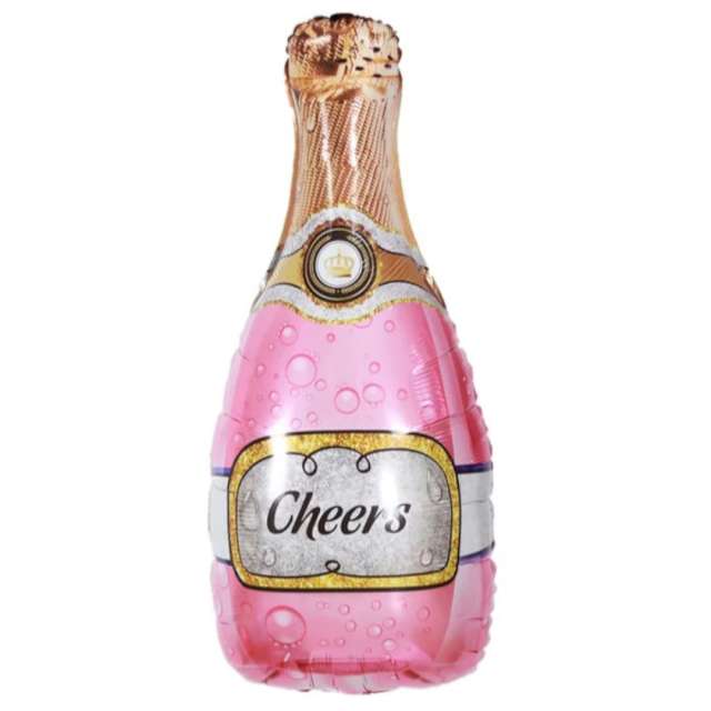 Balon foliowy Butelka szampana różowy Jix 38 SHP