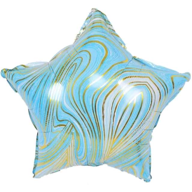 Balon foliowy "Gwiazdka - Mozaika",niebieski, Jix, 18", STR