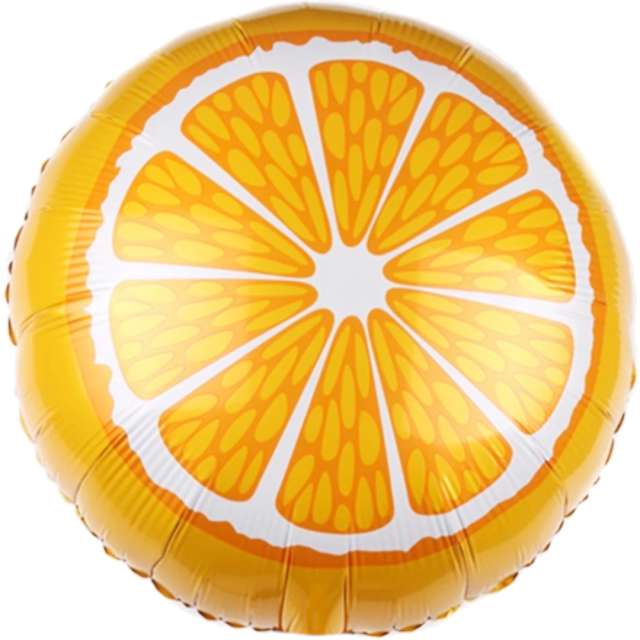 Balon foliowy "Pomarańcza", pomarańczowy, Jix, 18", RND