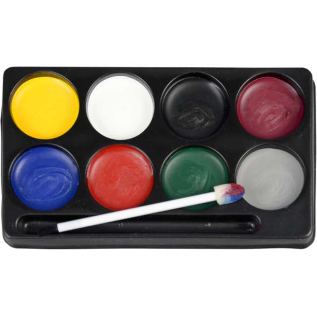 Make-up party "Farbki do twarzy", mix, Arpex, 8 kolorów