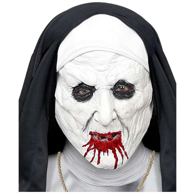 Maska "Krwawa zakonnica", lateksowa, Widmann