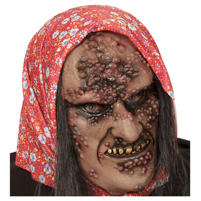 Maska "Babcia Zombie", lateksowa, Widmann