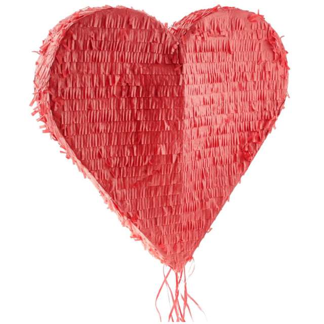 Piniata "Serce", czerwona, Godan, 45 x 45 cm