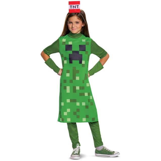 Strój dla dzieci "Creeper girl- Minecraft", Disguise Costumes, 7-8 lat