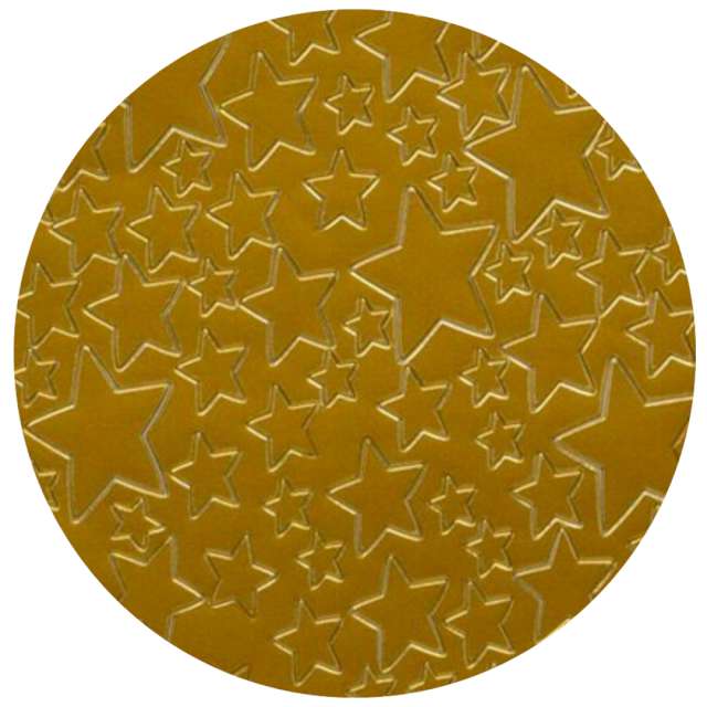 Naklejki "Gwiazdki ", złote, Aliga, 10x23 cm
