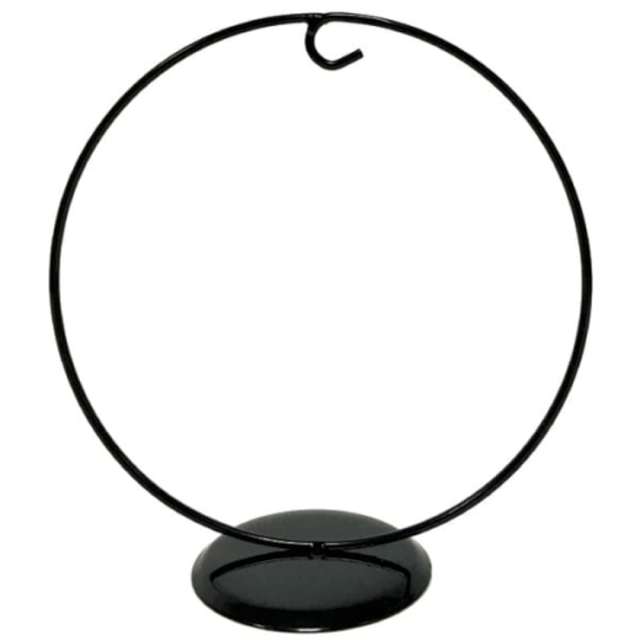 Stojak na bombkę "Classic - okrągły", czarny, Aliga, 18 cm