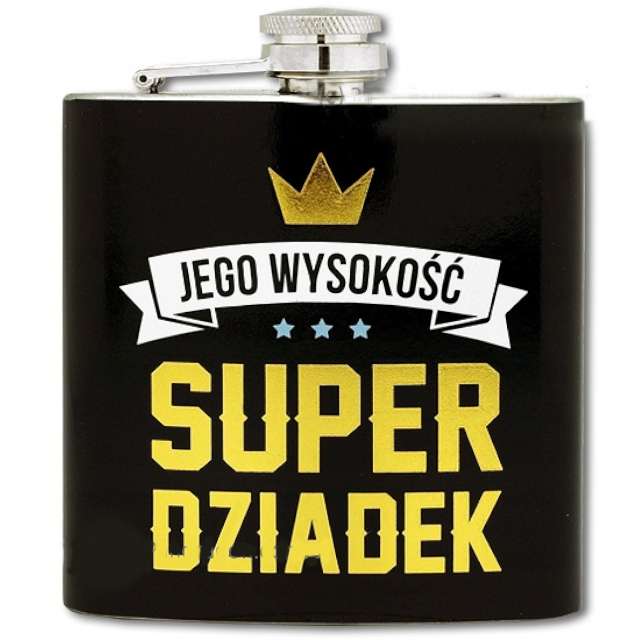 Piersiówka "Royal - Super Dziadek", Pan Dragon, 177 ml