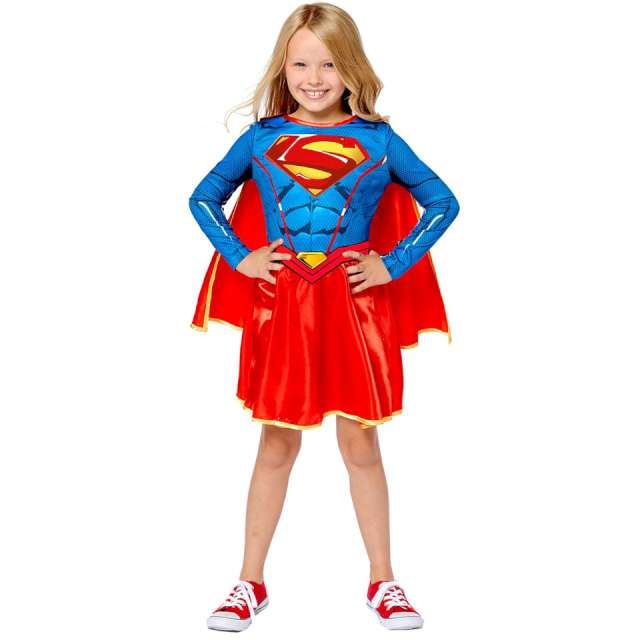 Strój dla dzieci "Supergirl eco DC", Amscan, rozm. 104-116