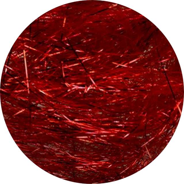 Ozdoba choinkowa "Włos anielski", czerwony, Titanum, 20 g