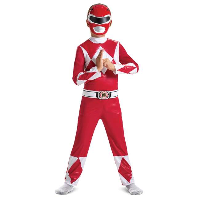 Strój dla dzieci "Power Rangers", czerwony, Disguise Costumes, rozm. 122/128