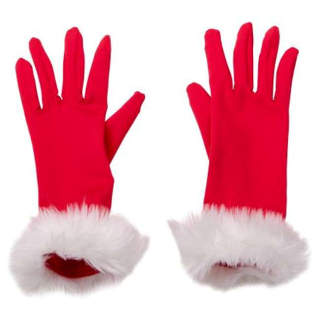 Rękawiczki "Pani Mikołajowa", czerwone, Carnival Toys