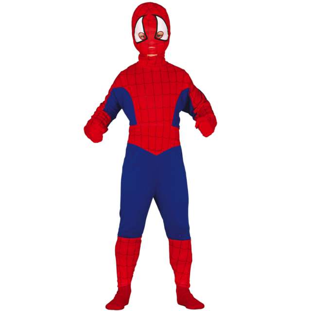 Strój dla dzieci "Spiderman - Człowiek pająk", Guirca, rozm. 110/116 cm