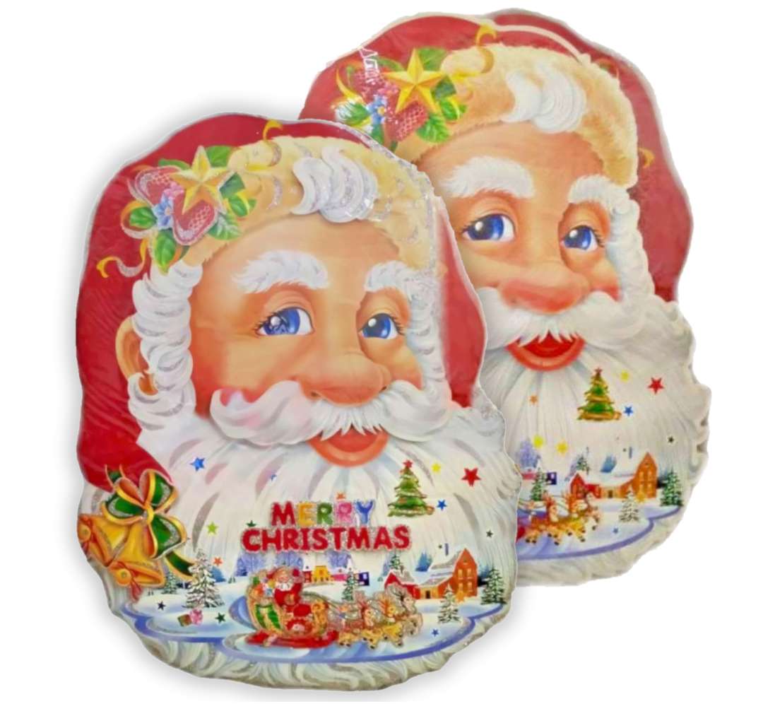 Dekoracja wisząca "Mikołaj Merry Christmas", Carnival Toys, 60 x 50 cm