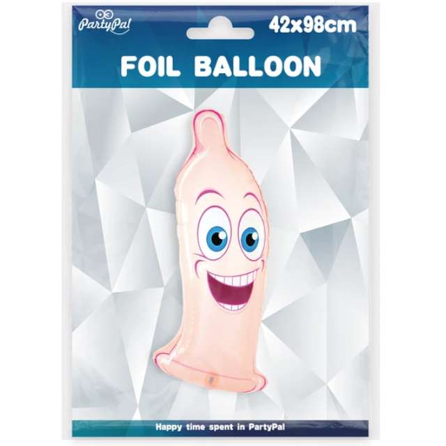 Balony foliowy Prezerwatywa kremowy PartyPal 39 SHP
