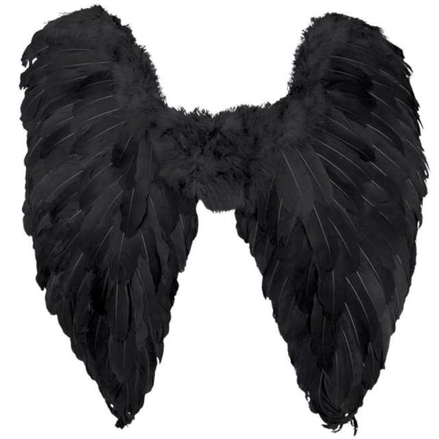 Skrzydła "Anioł Ciemności", czarne, Party Tino, 45 x 40 cm