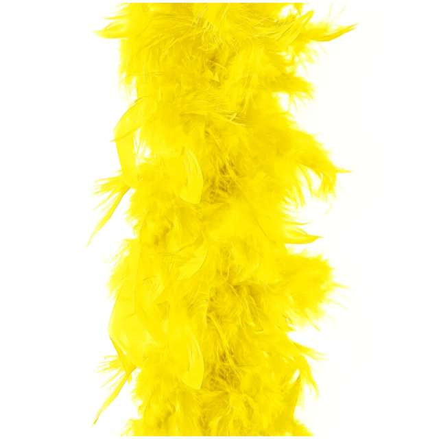 Boa Classic z piór żółty PartyPal 190 cm