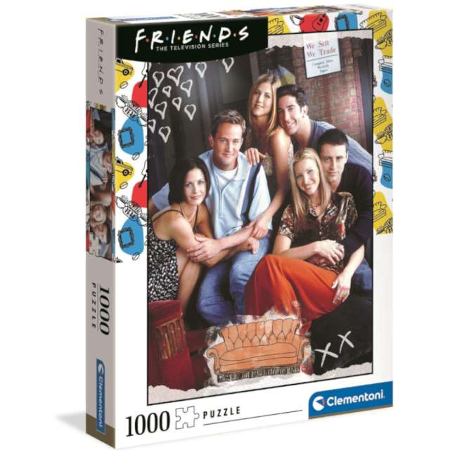 Puzzle "Friends - Przyjaciele", Clementoni, 1000 elementów