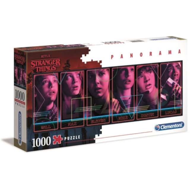Puzzle "Stranger Things - Panorama", Clementoni, 1000 elementów