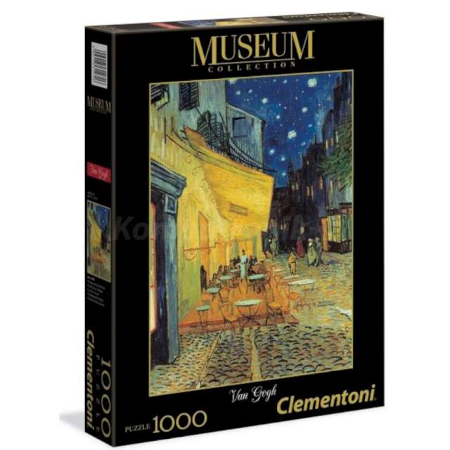 Puzzle Museum Collection - Van Gogh Taras kawiarni w nocy Clementoni 1000 elementów