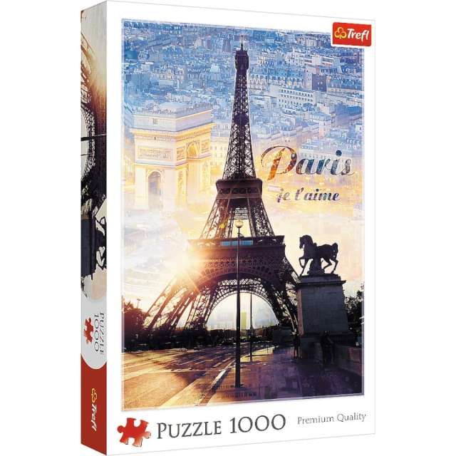 Puzzle Miejsca - Paryż o świcie Trefl 1000 elementów