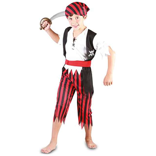 Strój dla dzieci Pirat - spodnie w paski Fyasa 92-104 cm