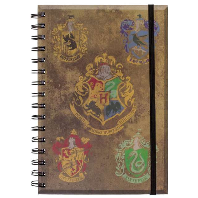 Notes "Harry Potter", mix, spiralny, Cerda, A5, 80 kart.