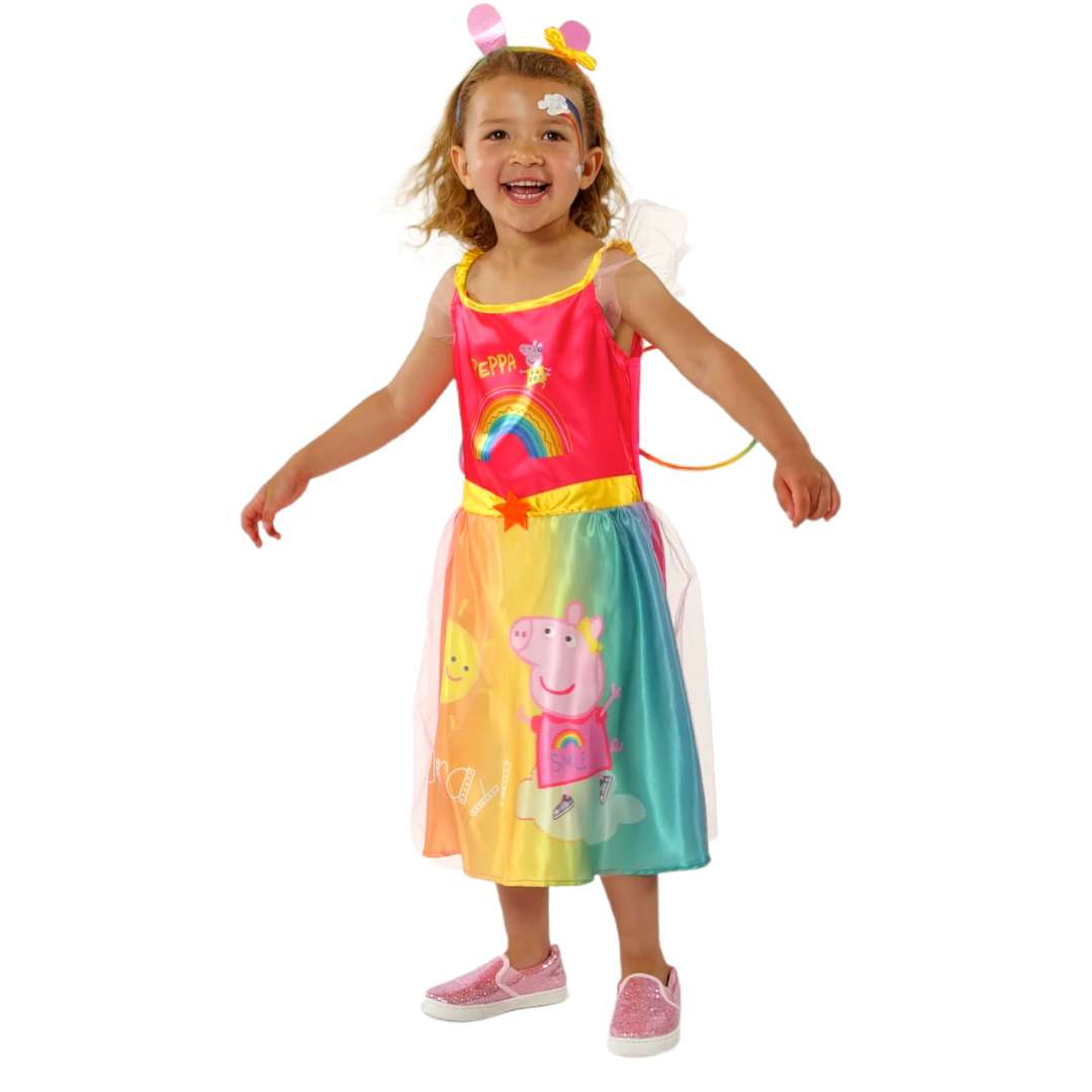Strój dla dzieci "Świnka Peppa - sukienka", Amscan, rozm. 92-98 cm