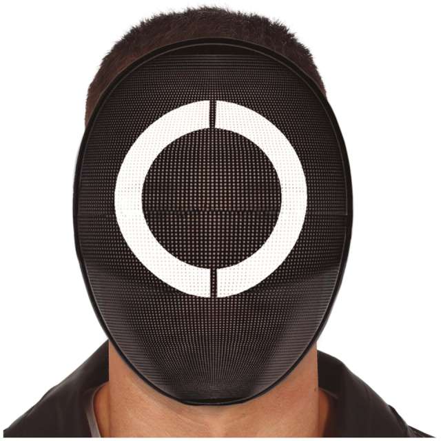 Maska "Strażnik Squid, symbol koła, Adult", czarna, Guirca