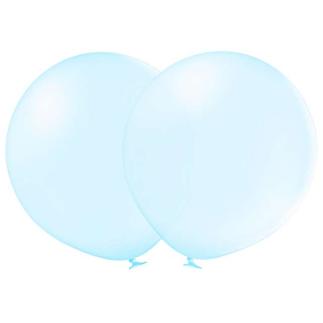 Balon "Gigant - pastelowy", błękitny, Belbal, 24", 2 szt