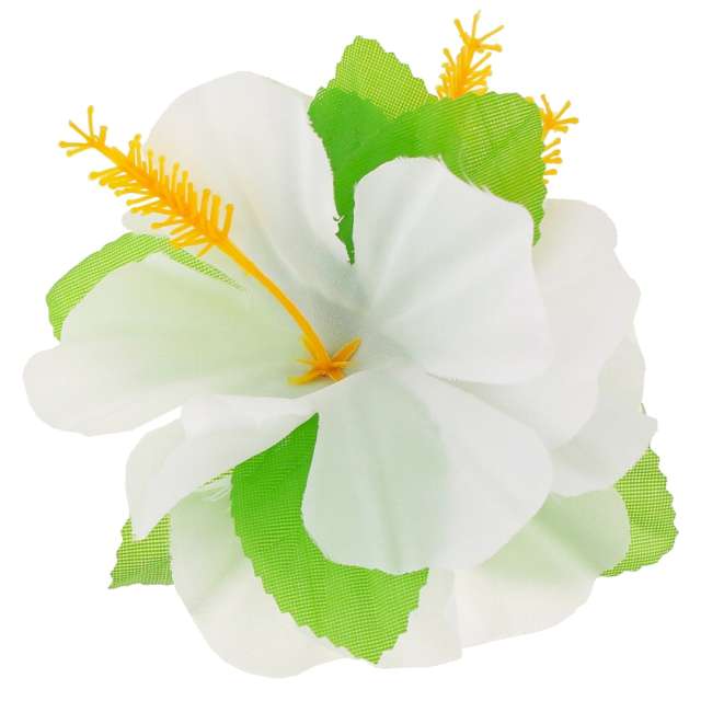 Spinka "Hawajska - Aloha Kwiaty", biała, Godan