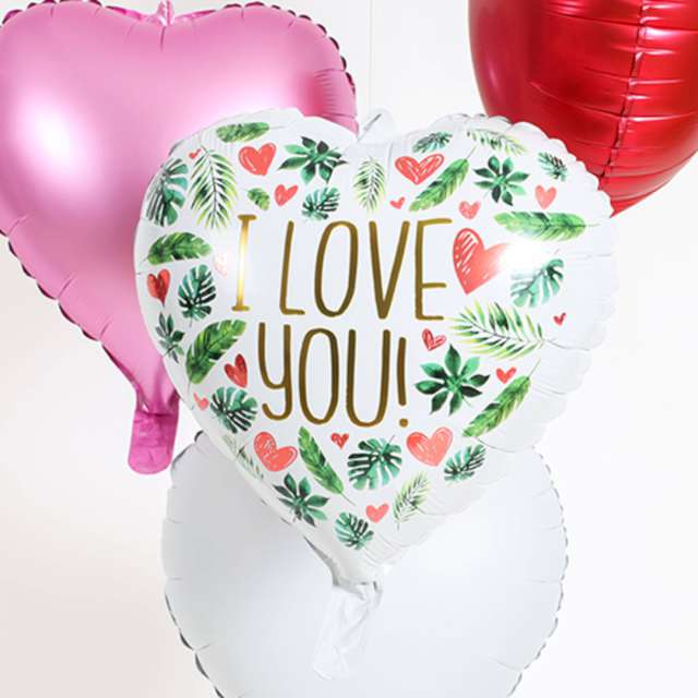 Balon foliowy Serce - I Love You Aloha Folat 18 HRT