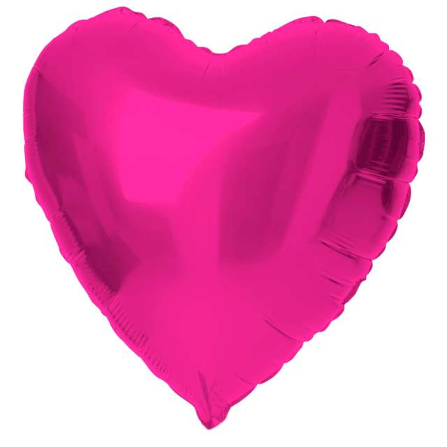 Balon foliowy "Serce", różowy, Folat, 18", HRT