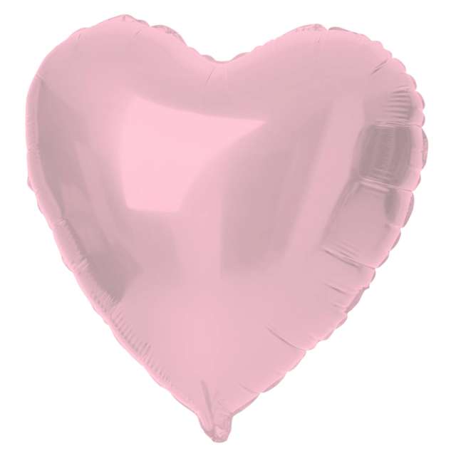 Balon foliowy Serce Metallic Matte różowy jasny Folat 18 HRT
