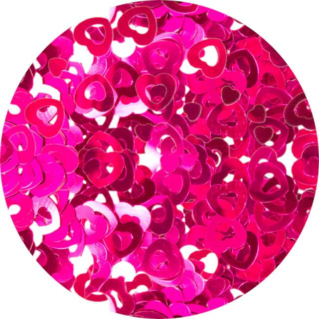 Konfetti Miłosne serca - Walentynki różowe Folat 14 g