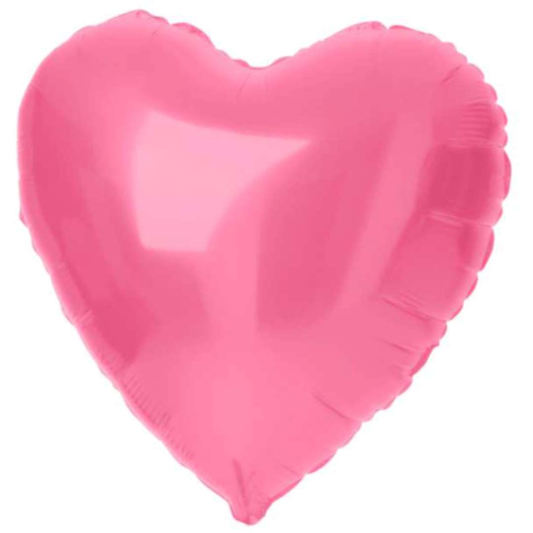 Balon foliowy Serce - Metallic Matte różowy Folat 18 HRT