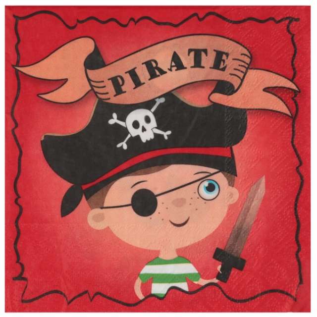 Serwetki "Mały pirat", Santex, 33 cm, 20 szt