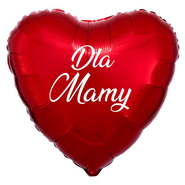 Balon foliowy "Dla Mamy", czerwony, 18" HRT