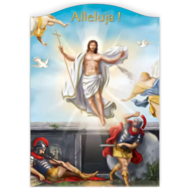 Pocztówka "Alleluja - Jezus i strażnicy", Maki, 104 x 147 mm