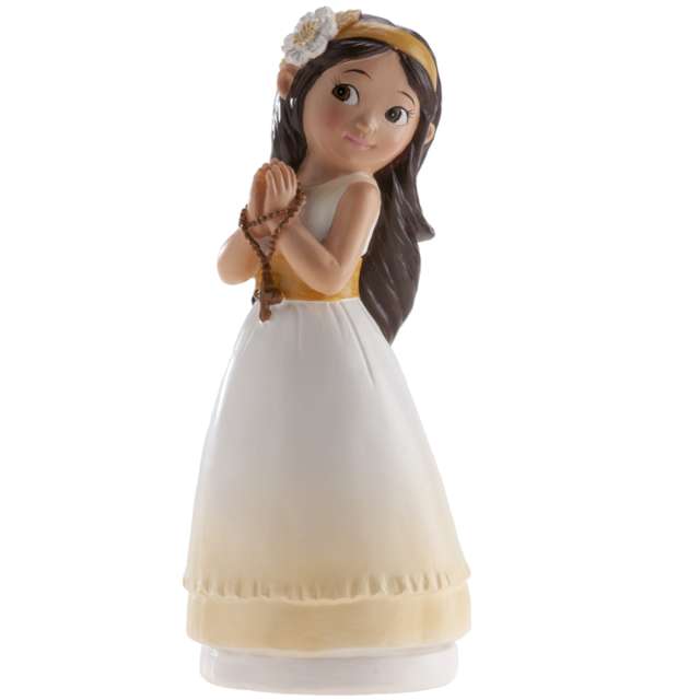Figurka na tort "Komunia dziewczynka w sukni", Dekora, 16 cm